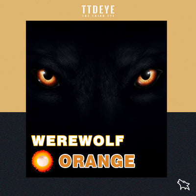 TTDeye Werewolf Orange Colored Contact Lenses