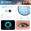 TTDeye Yummy Blue Colored Contact Lenses
