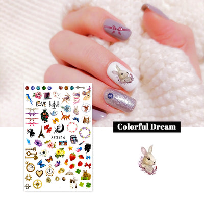 TTDeye Champs Elysees Nail Stickers