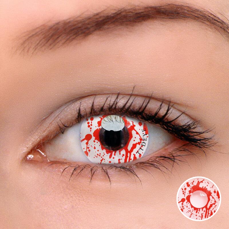TTDeye Zombie Blood Colored Contact Lenses