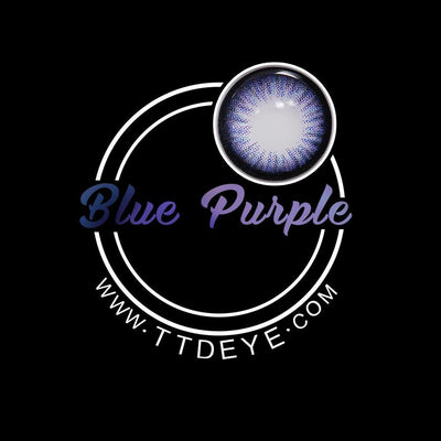 TTDeye Blue-Purple Colored Contact Lenses