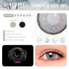 TTDeye Euramerican Green-Grey Colored Contact Lenses