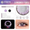 TTDeye Floweriness Purple Colored Contact Lenses