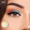 TTDeye Floweriness Brown Colored Contact Lenses