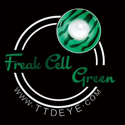 TTDeye Freak Cell Green Colored Contact Lenses