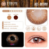 TTDeye Iris Brown Colored Contact Lenses