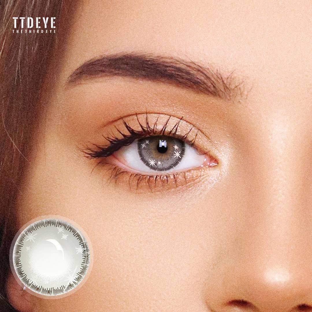 TTDeye Sparkler Grey Colored Contact Lenses