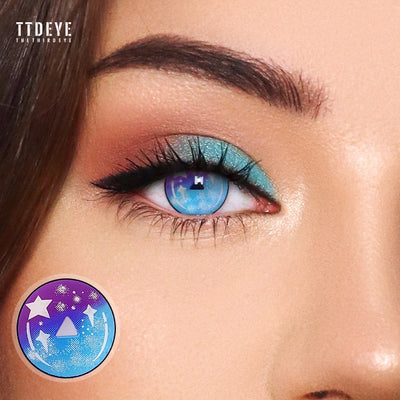 TTDeye Bingo Blue Colored Contact Lenses