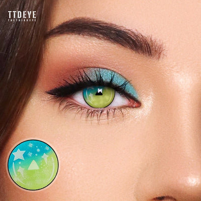 TTDeye Bingo Green Colored Contact Lenses