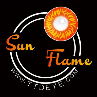 TTDeye Sun Flame Colored Contact Lenses