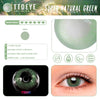TTDeye Super Natural Green Colored Contact Lenses