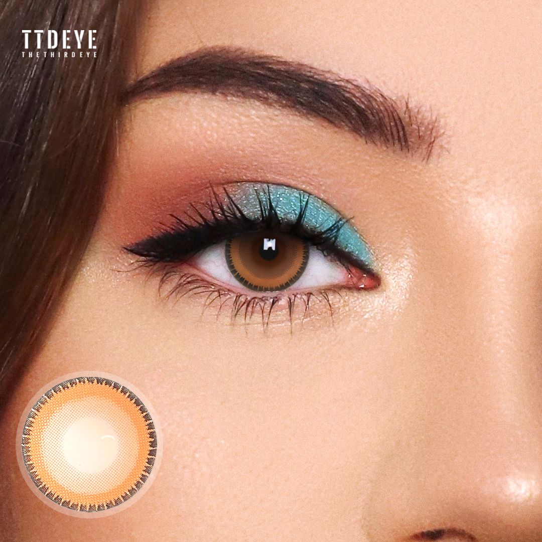 TTDeye Yummy Brown Colored Contact Lenses
