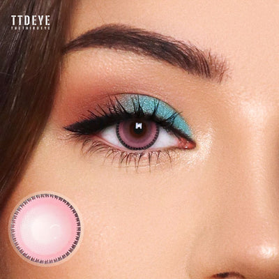 TTDeye Yummy Pink Colored Contact Lenses